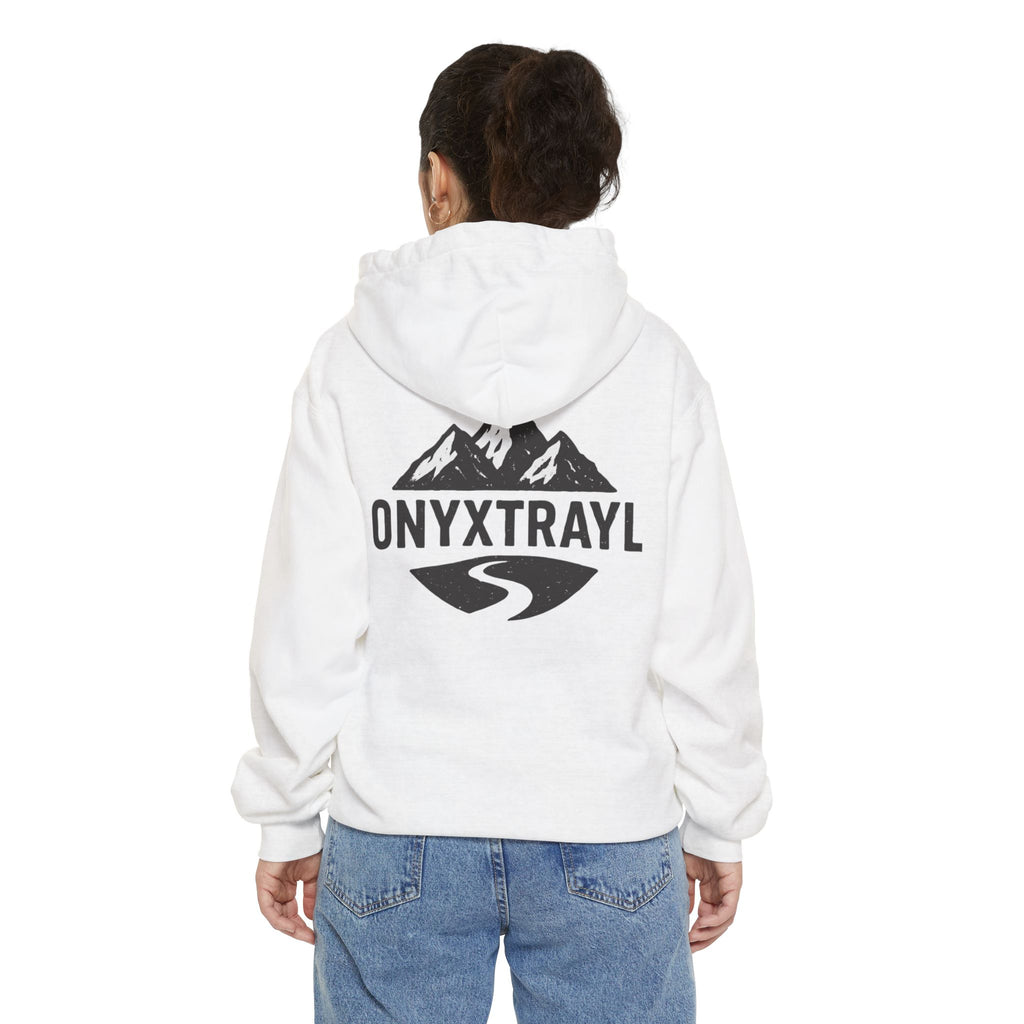 OnyxTrayl Mountain Logo Hoodie — Outdoor Adventure Pullover