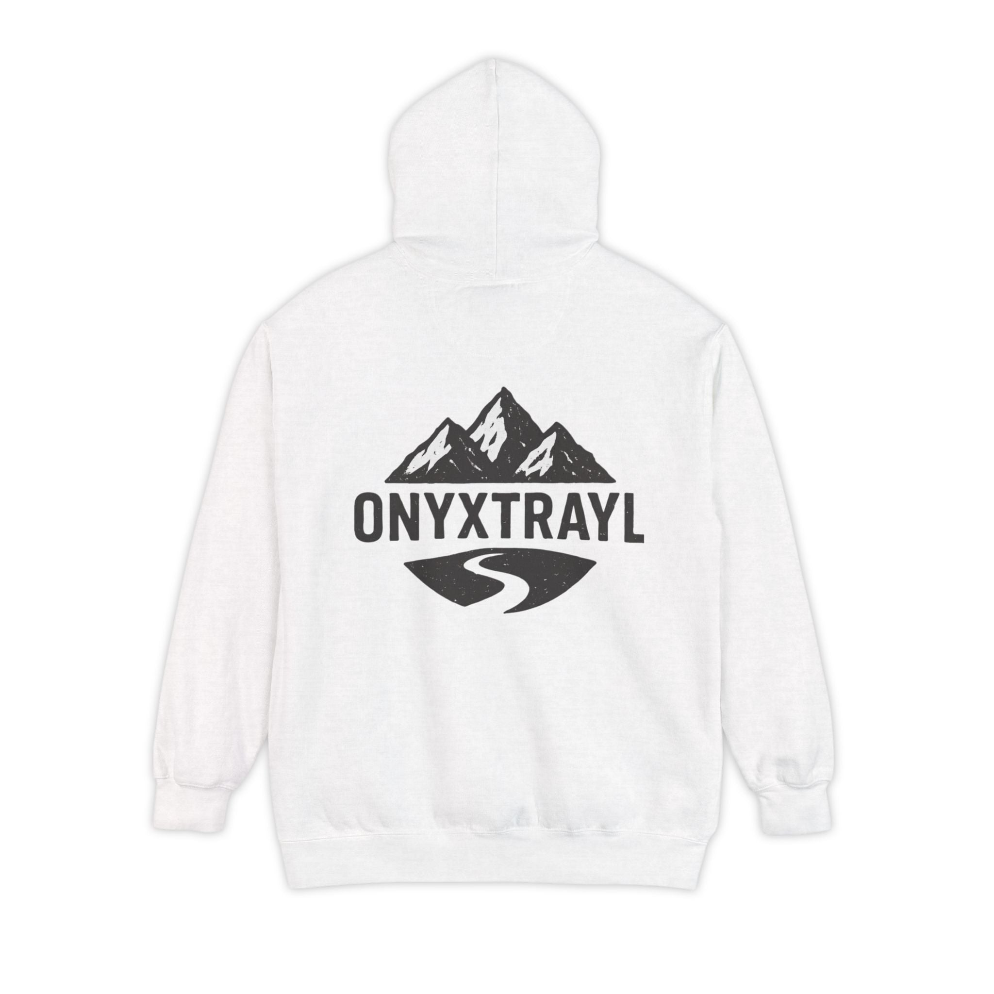 OnyxTrayl Mountain Logo Hoodie — Outdoor Adventure Pullover