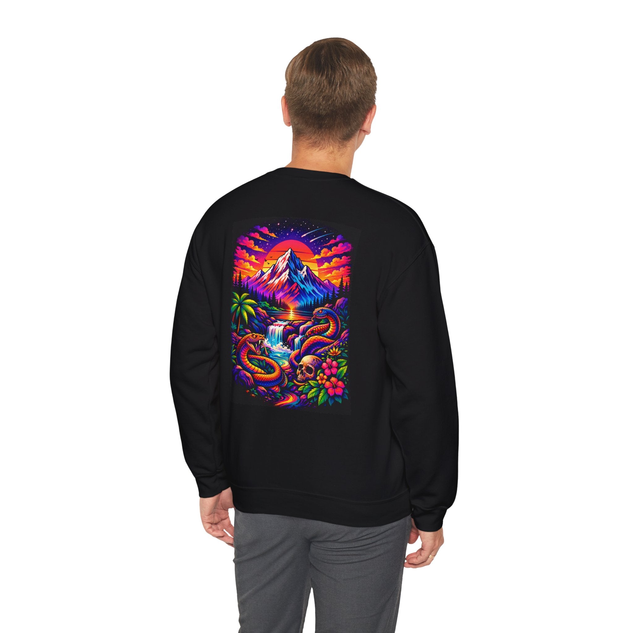 Psychedelic Mountain Snake Sweatshirt