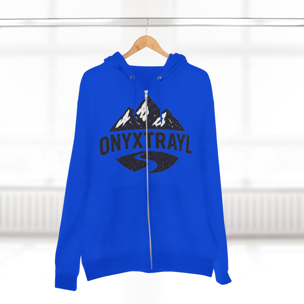 OnyxTrayl Mountain Zip Hoodie — Outdoor Adventure Trail Hoodie