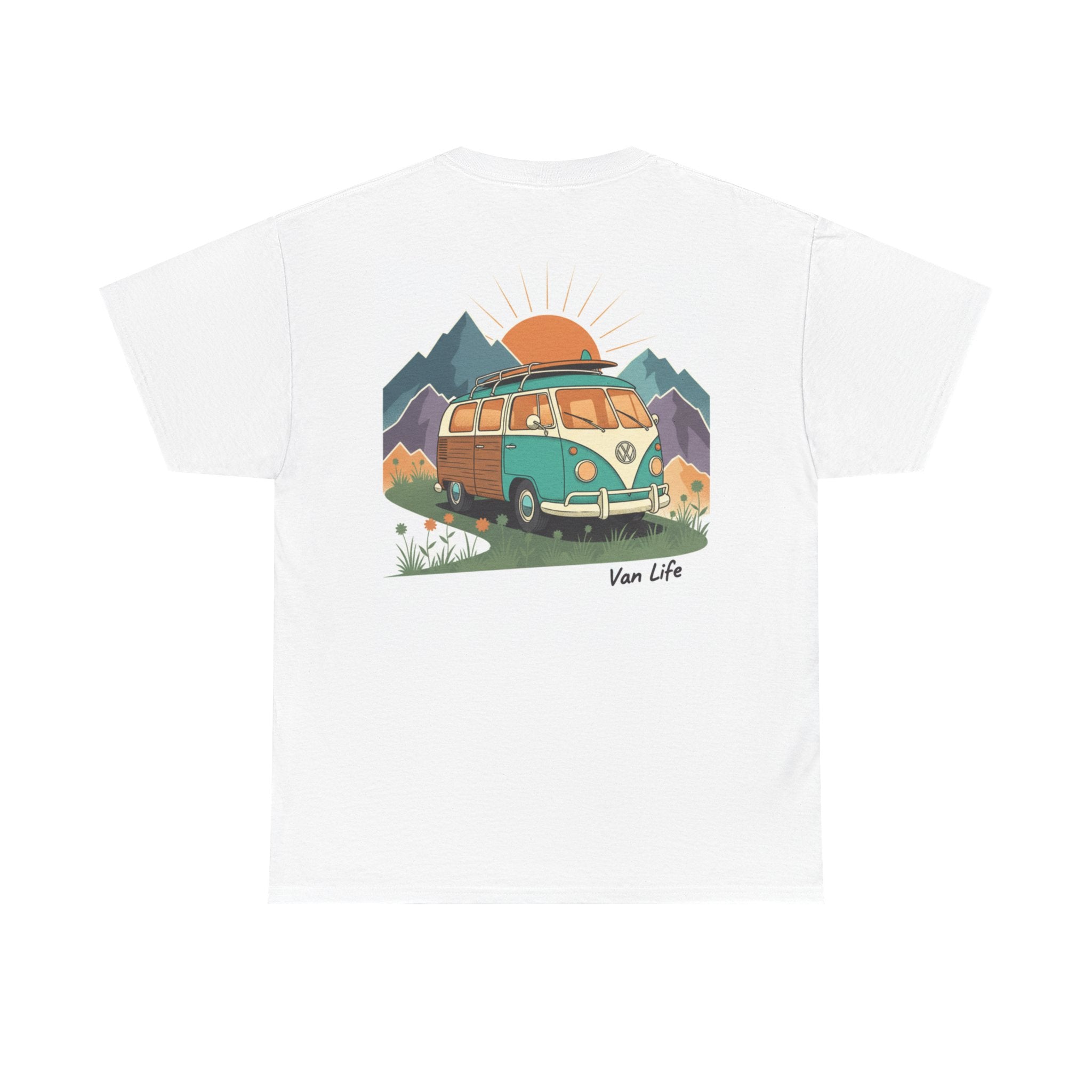 Van Life T‑Shirt — Retro Camper VW Bus Graphic Tee