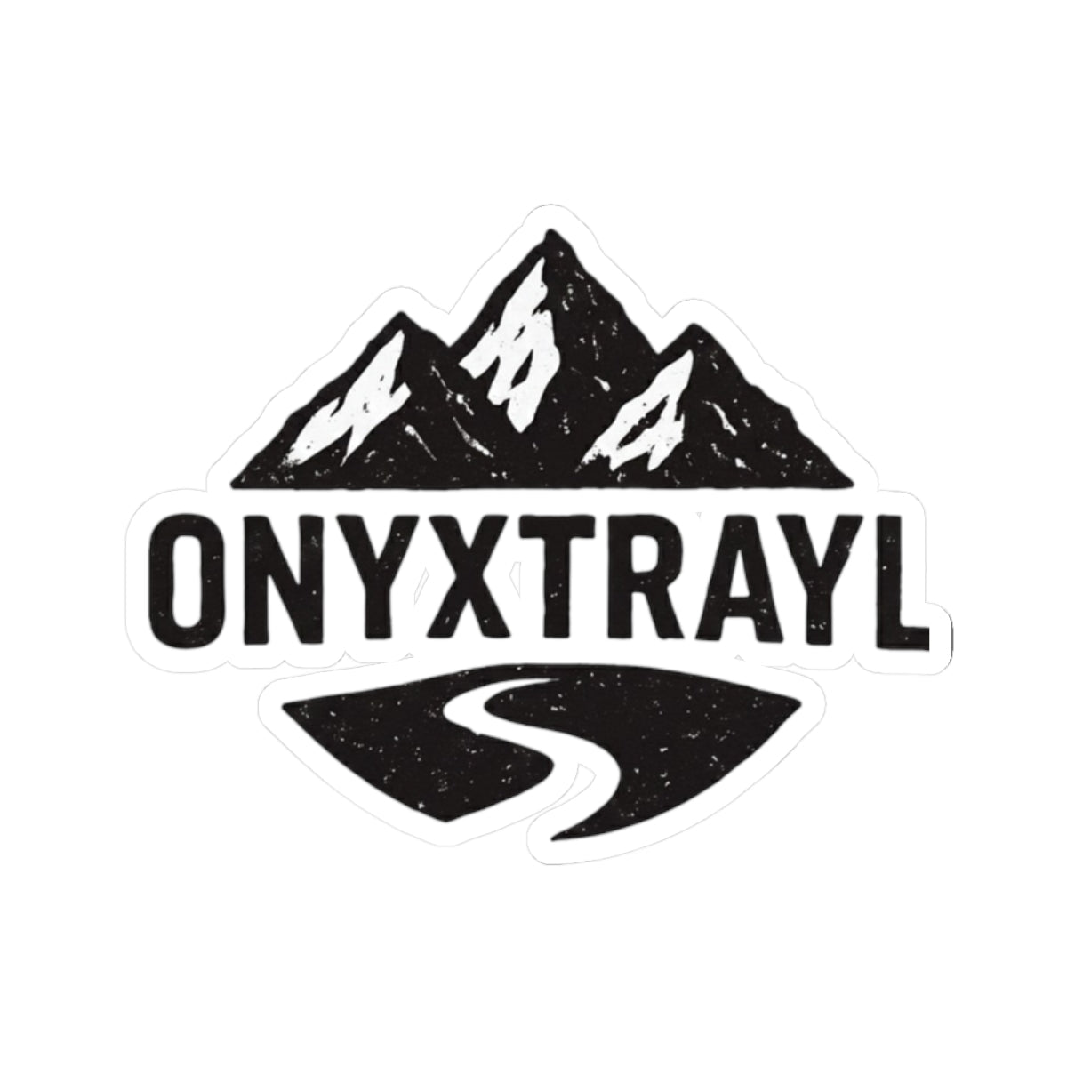 OnyxTrayl Mountain Logo Sticker — Adventure Trail Decal