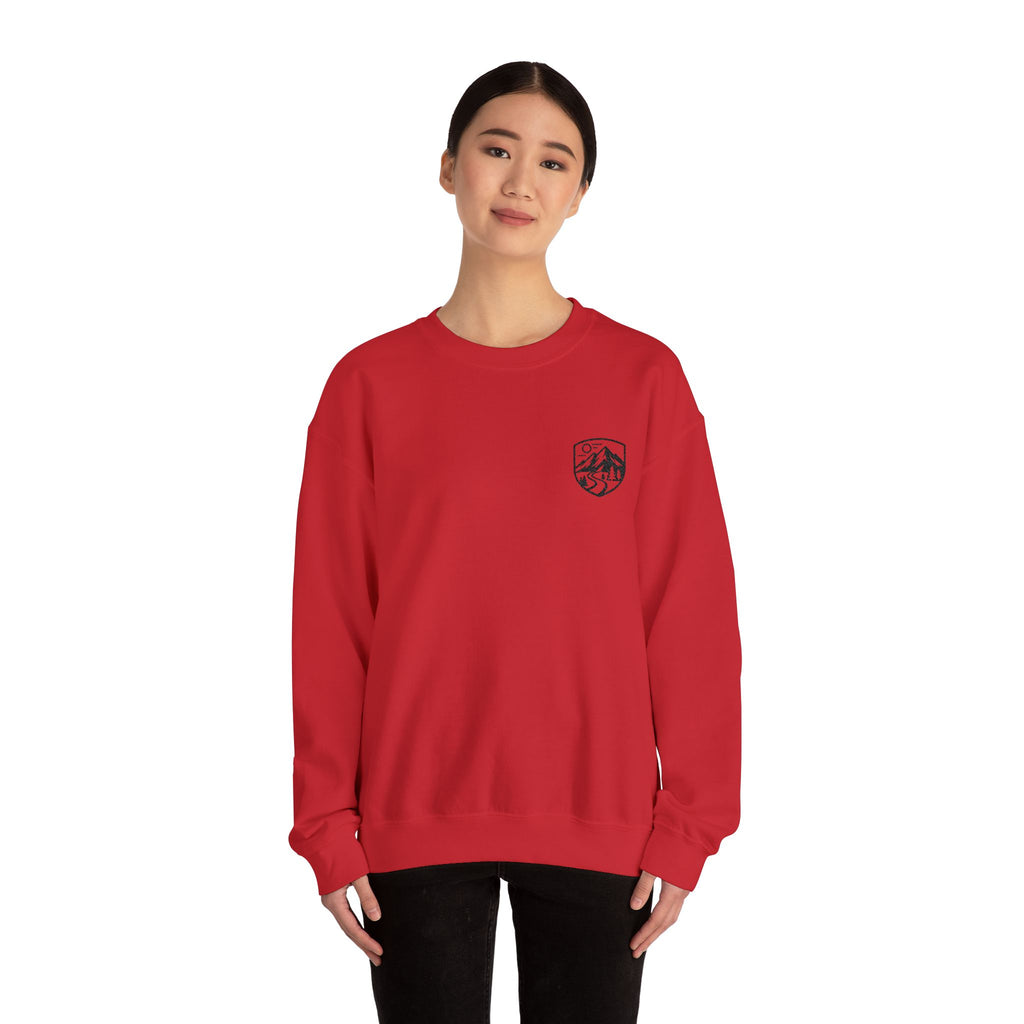 Red Crest Logo Crewneck Sweatshirt